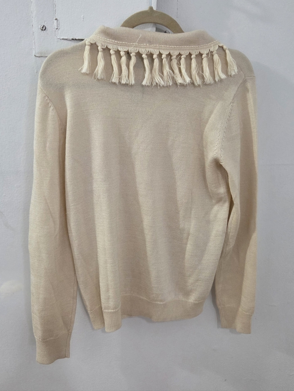 Weekend Tassel Collared Sweater - Picture 2 of 5
